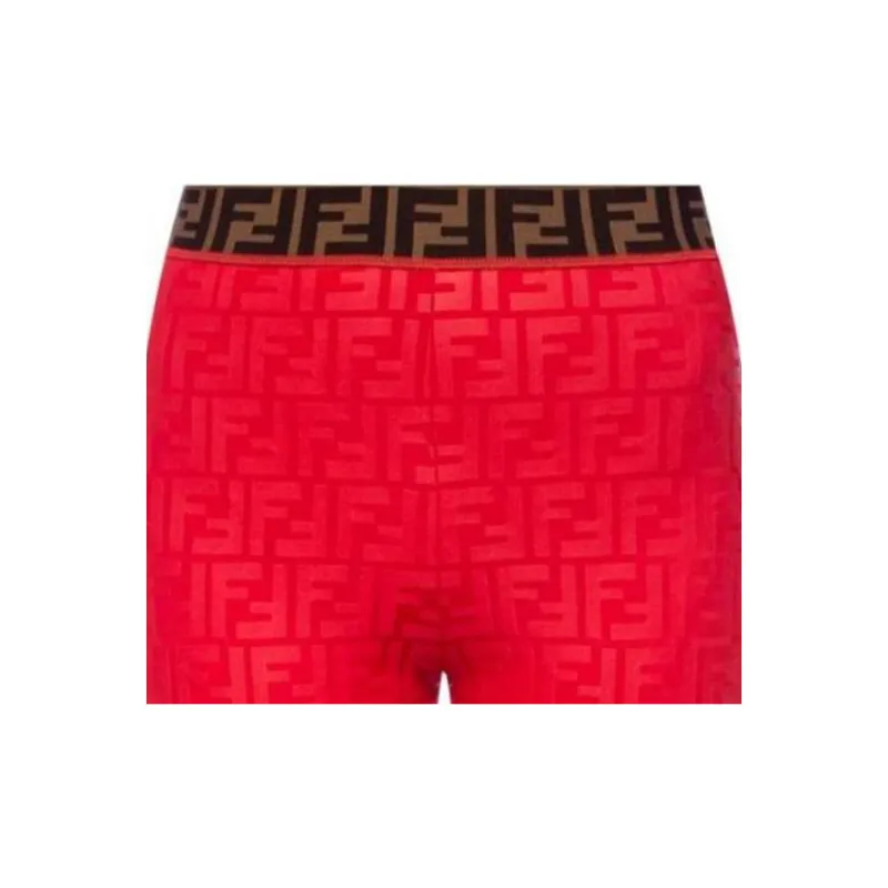 FENDI Sports Shorts Women's Red-2