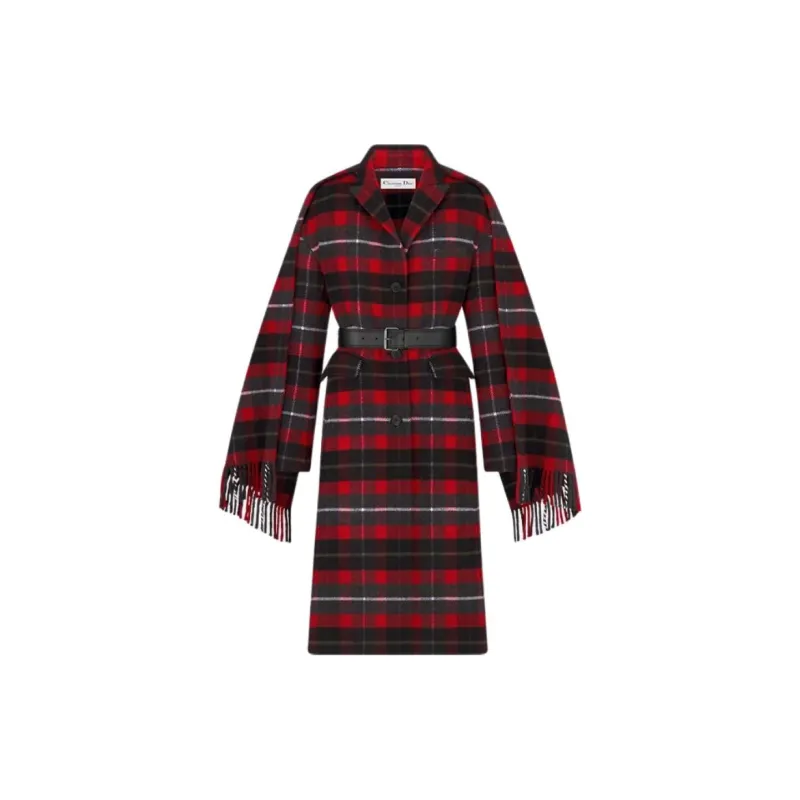 DIOR Coats Women's Red-1