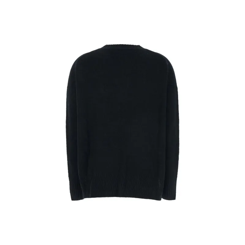 ALLUDE V neck Cashmere Sweater-1