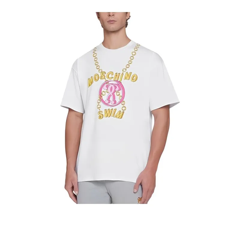 MOSCHINO T Shirts Men White-0