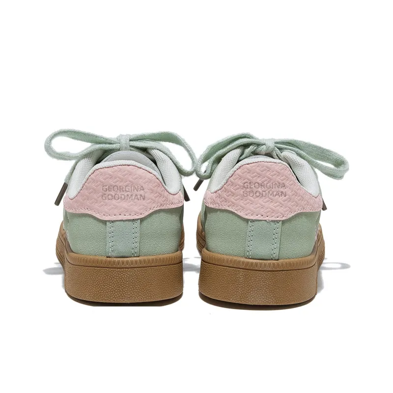 Georgina Goodman Low-Top Vintage Casual Flat German Army Trainers Women's Skateboard Shoes Women's-20
