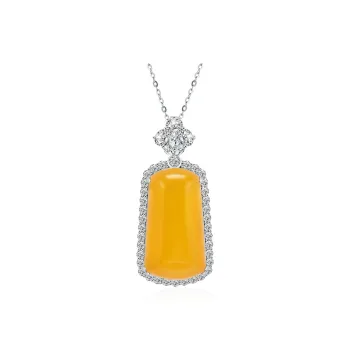 Begoris Chalcedony Necklaces Unisex