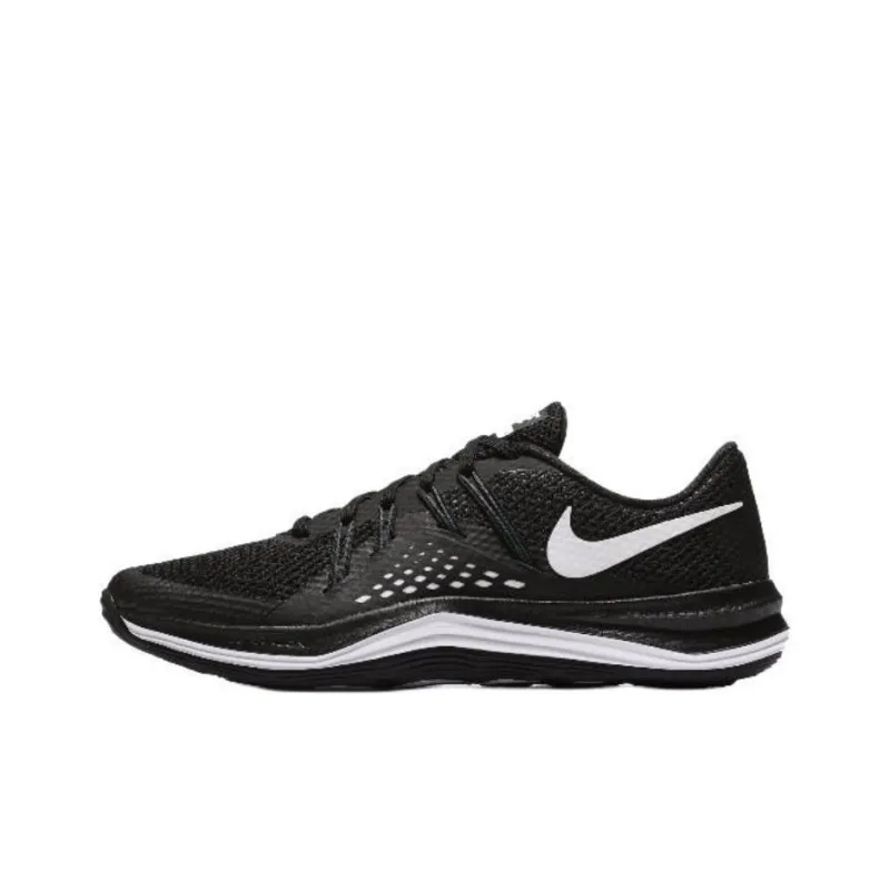 Nike Anti Slip Wear Resistant Low Top Training Shoes Women's Black-0