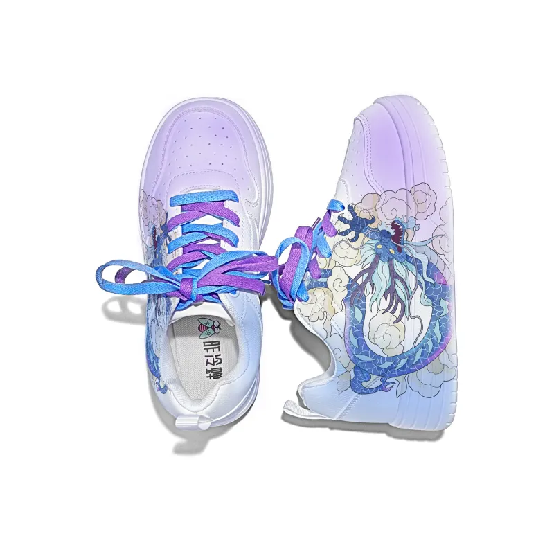 Cold Cicadas Yesterday Slip-Resistant Cushioning Balance Lightweight Low-Top Skateboard Shoes Unisex-3