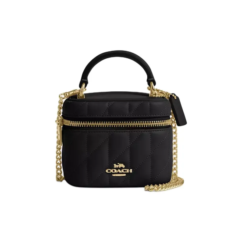 COACH Ava Nappa Leather Shoulder Bag Crossbody Bag Handbag Mini Women's Black-1