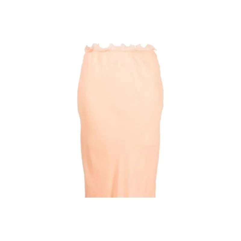 FENDI Casual Long Skirts Women's Nude Pink-4
