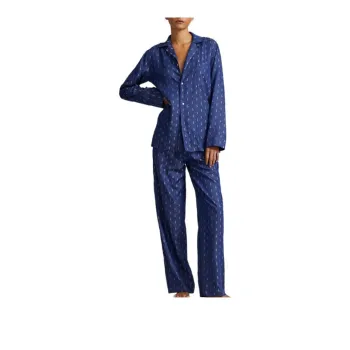 Polo Ralph Lauren SS24 Pajama Set Women's Dark Blue