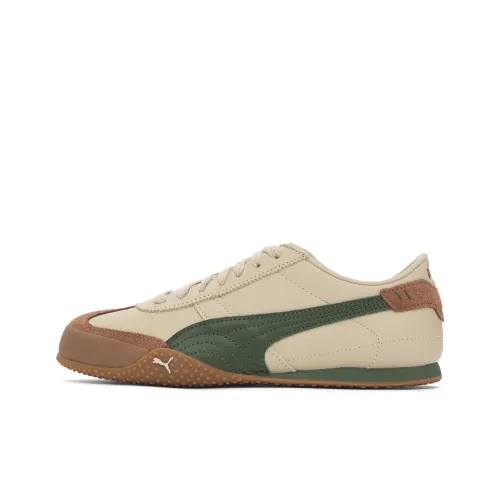 PUMA Bella Anti Slip Wear Resistant Low Top Casual Shoes Unisex Brown Green