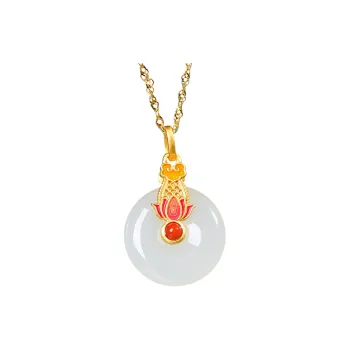 Jade Ink Love Classic And Versatile White Jade Unisex