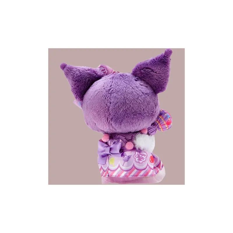 Sanrio Kuromi Pearl Jewelry Collaboration Dolls Plush Pendant 16cm High-1