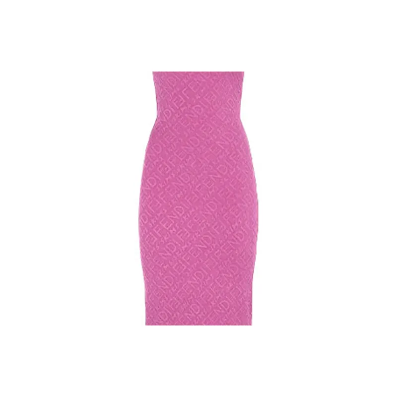 FENDI X Skims Collaboration Sleeveless Dresses Women's Pink-3