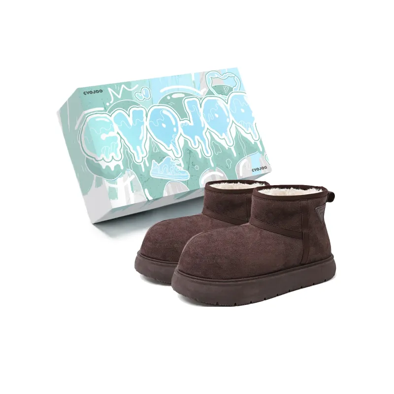 CVOJOO Warm Cushioning And Wear Resistant Short Snow Boots Women's-7