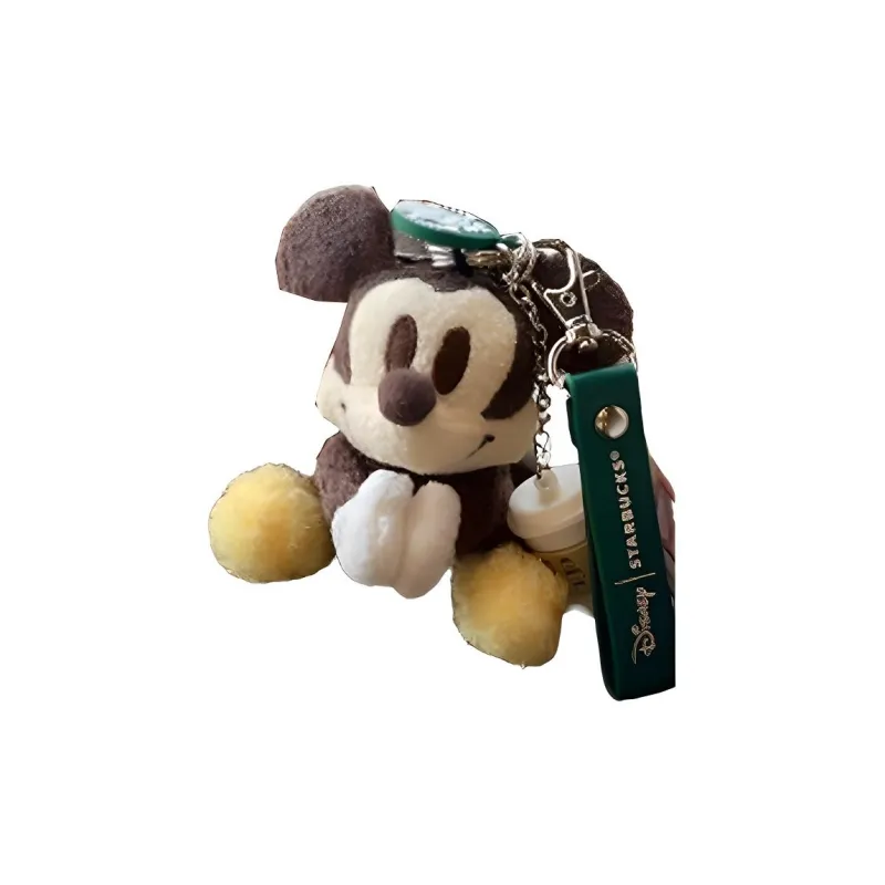 Disney Starbucks Collaboration Dolls Plush Pendant Trumpets High-0