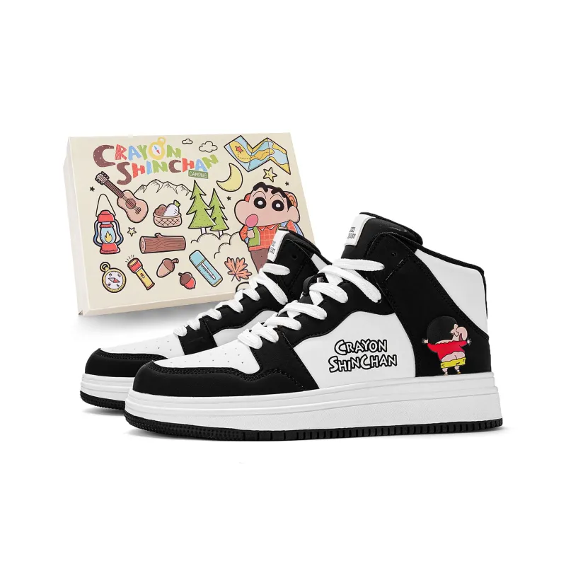 Crayon Shinchan High-Top Vintage Basketball Shoes Unisex Box-7