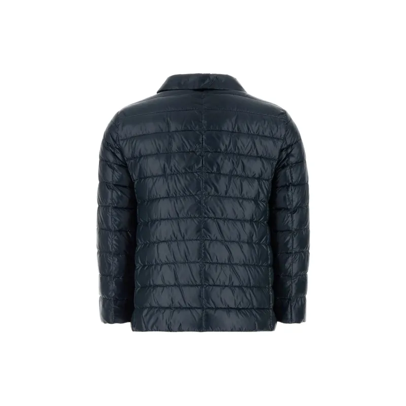 HERNO Long Sleeved Quilted Down Jacket-1