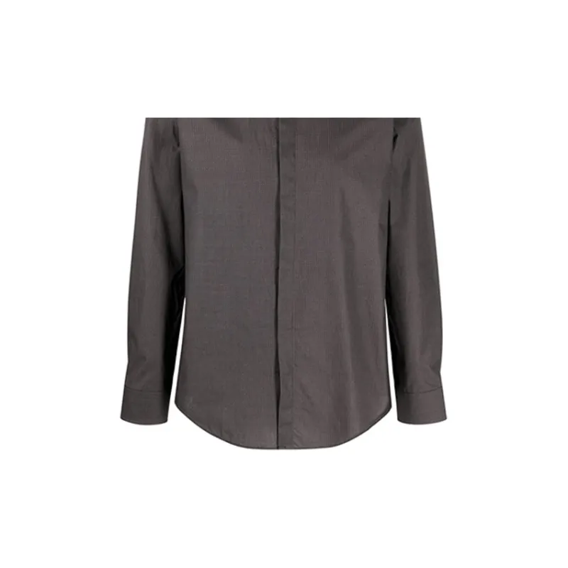FENDI Shirts Men Dark Gray-4
