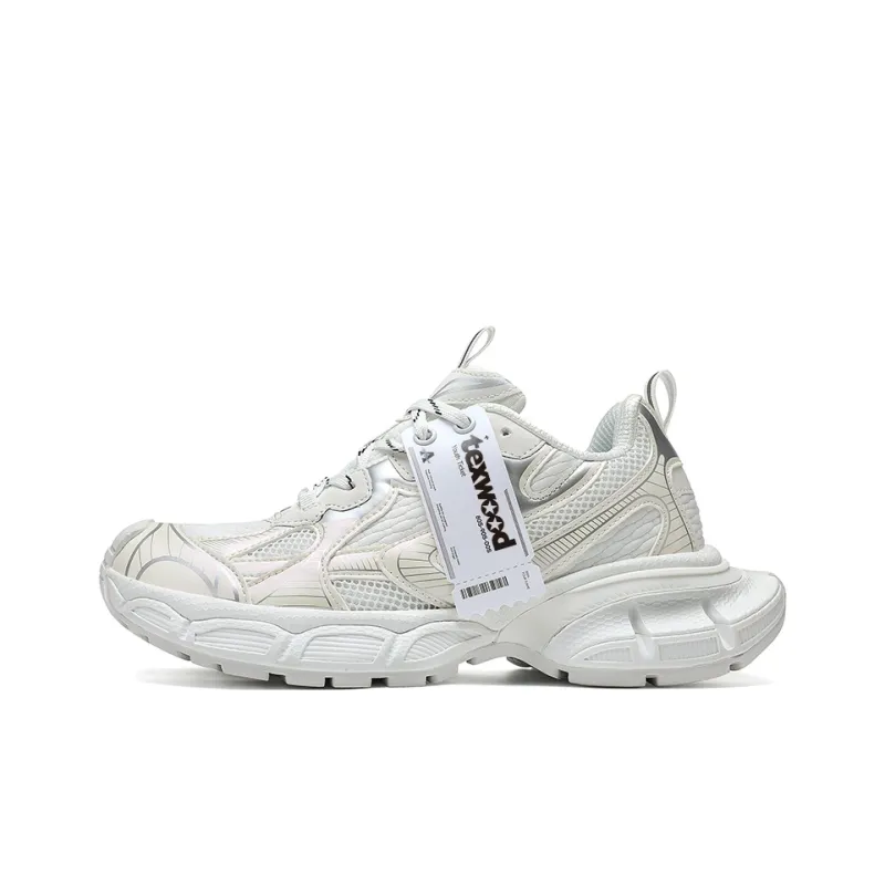 TEXWOOD Anti-Slip Wear-Resistant Breathable Height Increasing Low-Top Chunky Sneakers Unisex-23