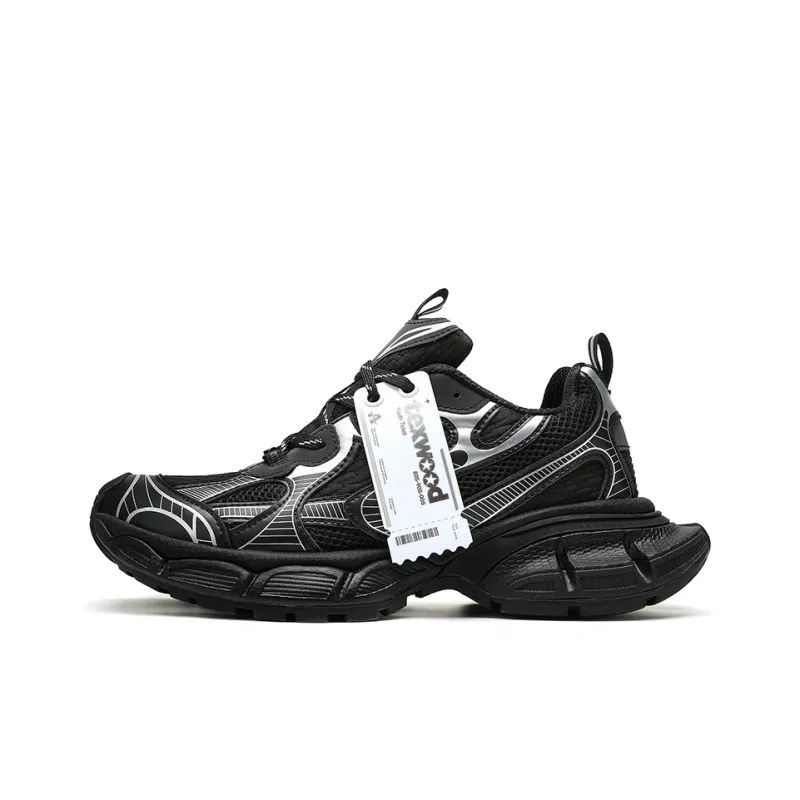 TEXWOOD Anti-Slip Wear-Resistant Breathable Height Increasing Low-Top Chunky Sneakers Unisex-19