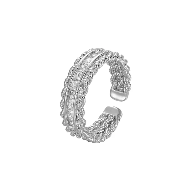 MISS XIA JWY High Quality Copper Silver Plated Rings Women's-0