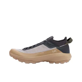 Arcteryx Vertex Alpine Cushioning Slip Resistant Low Top Mountaineering & Hiking Shoes Men's Brown Gray