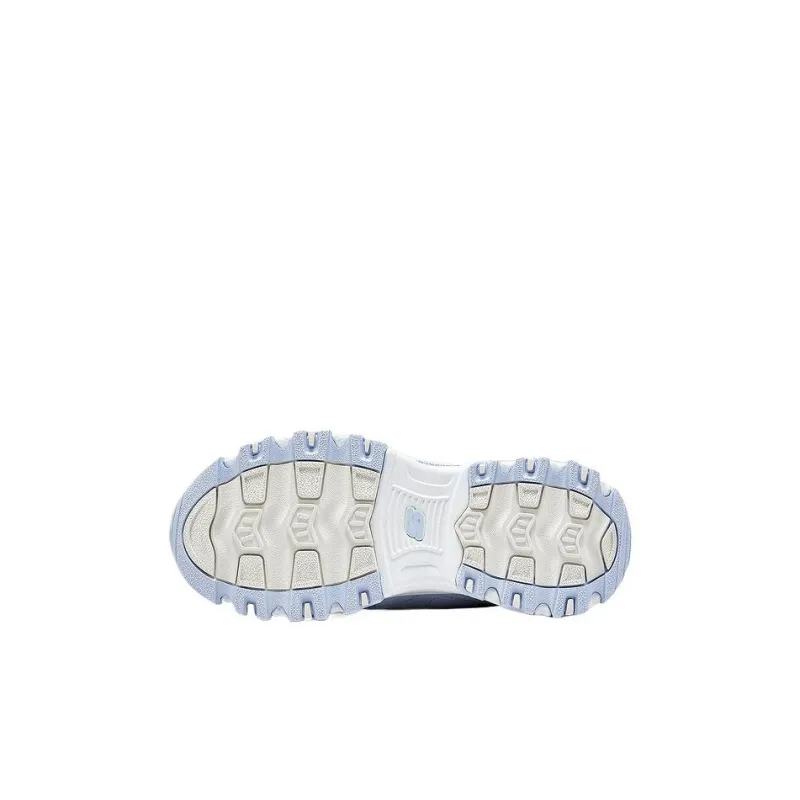Skechers Kids Low Top Kids Lifestyle Shoes White Periwinkle Kids'-4