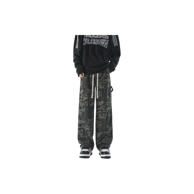 HOWIE LANDAU Casual Pants Unisex Camouflage-4