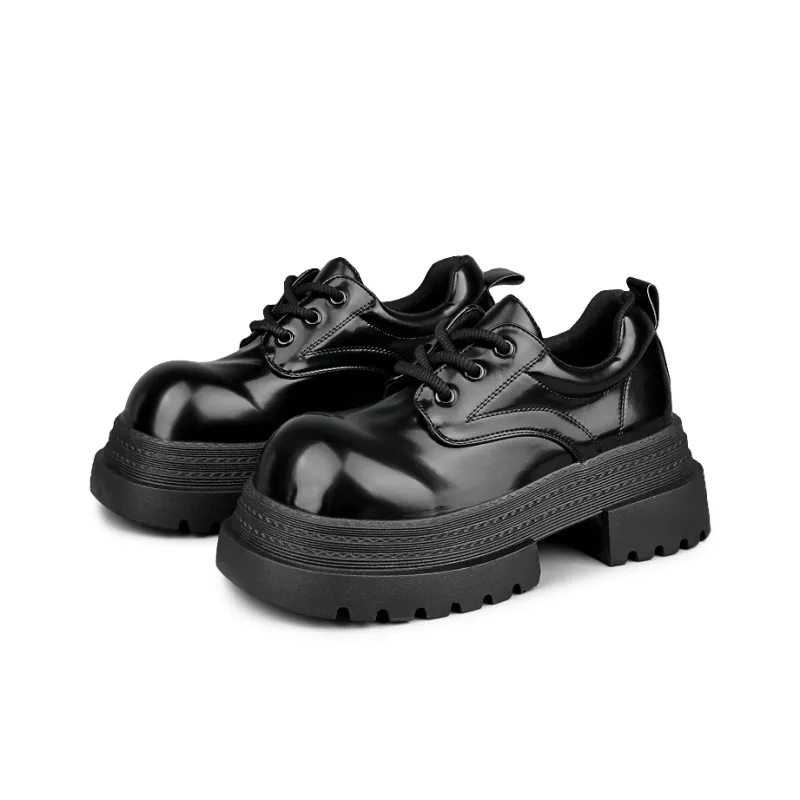 N6N8 Casual Single Shoes Chunky Heel Women's-9