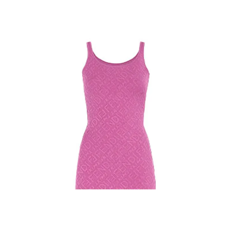 FENDI X Skims Collaboration Sleeveless Dresses Women's Pink-2