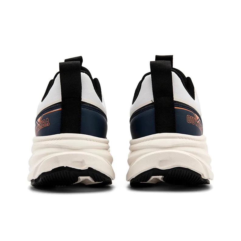 OUWENHEIMANBA Running Shoes Unisex Low Top Black/Neon Orange/White/Gray/Green/Gold-24