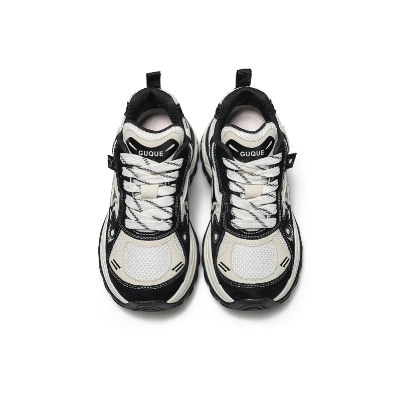 Ancient Finches Cushioning Height Increasing Low-Top Chunky Sneakers Unisex-7