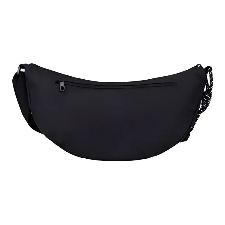Anta Fabric Shoulder Bag, Crossbody Bag Regular Unisex Basic Black-2