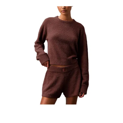 CALVIN KLEIN Pajama Tops Women's Brown