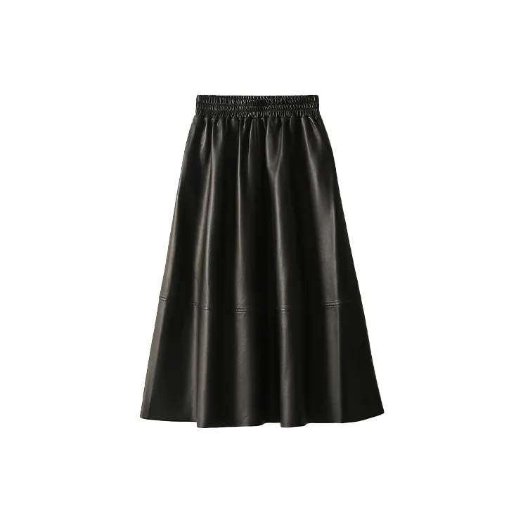 Kele Coco Leather Long Skirt Women's-0