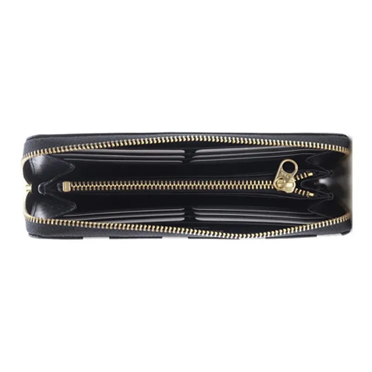 CDG Leather Wallet Regular Women's Black-2