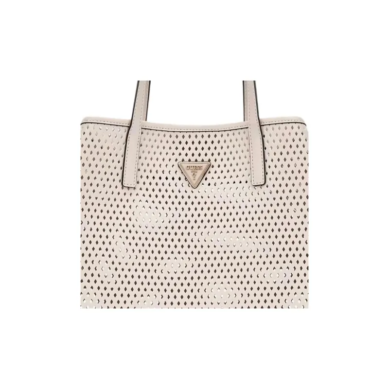 GUESS Polyurethane Handbag Regular Women's Cream-3
