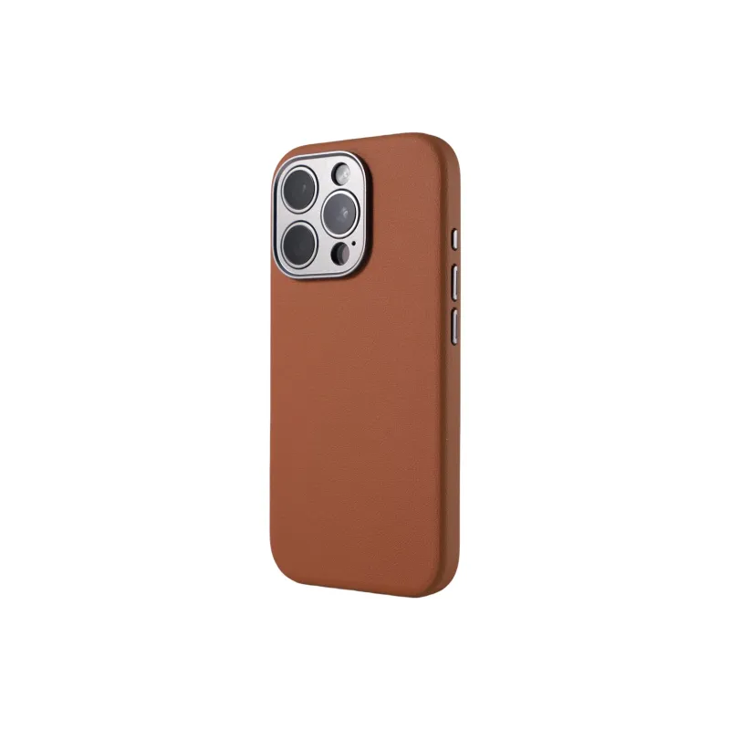 DEPA Vegan Leather Material Fully Enclosed Solid Color Magnetic Phone Cases Compatible With Apple 16 Collection-0