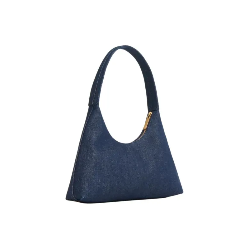 MANSUR GAVRIEL Soft Calfskin Handbag Mini Women's Denim Blue-1