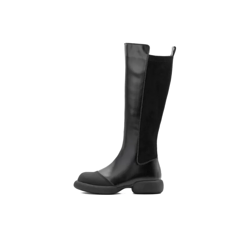 Little Sue Knee high Boots Women's Black/Concrete Gray-0