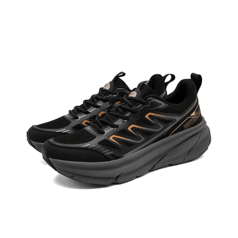OUWENHEIMANBA Running Shoes Unisex Low Top Black/Neon Orange/White/Gray/Green/Gold-58