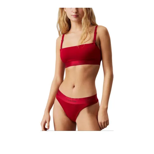 CALVIN KLEIN Bra Europe Version Women's Red