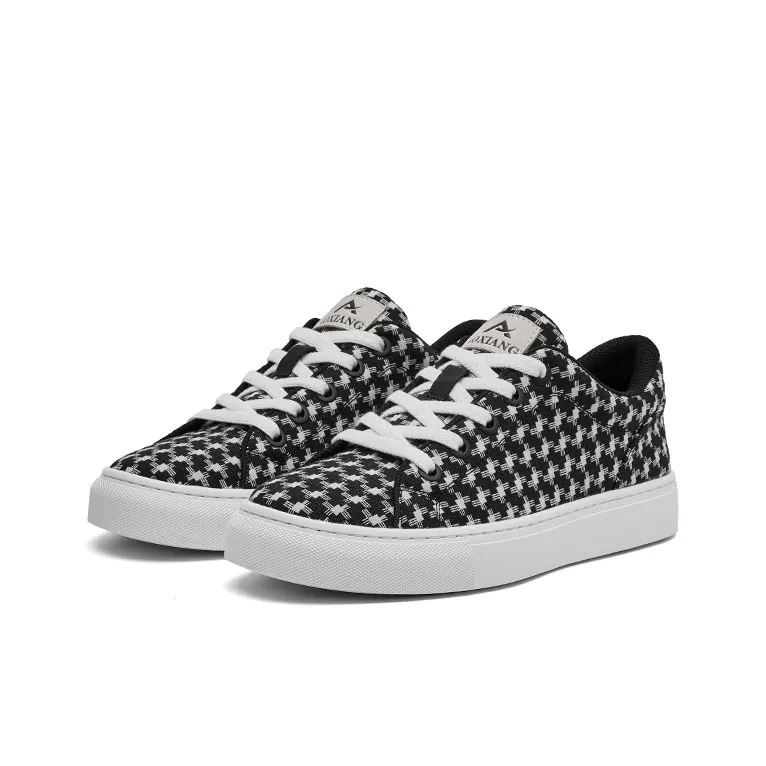 Oak Elephant Coverage Low Top Canvas Shoes Men's Black-2
