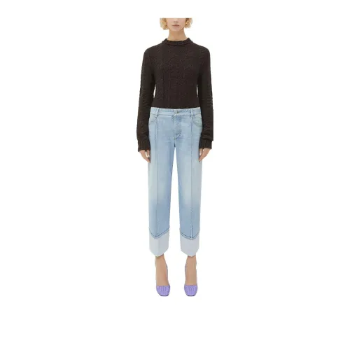 Bottega Veneta Turn-Up Hem Denim Jeans