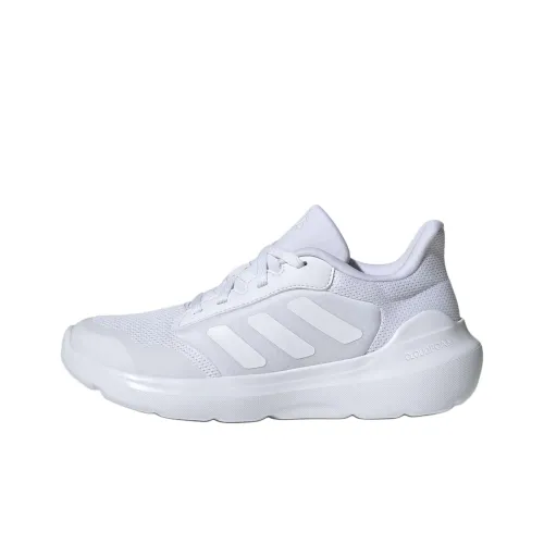 Adidas TENSAUR RUN 2.0 Anti Slip Wear Resistant Low Top Kids' Running Shoes White Teenagers