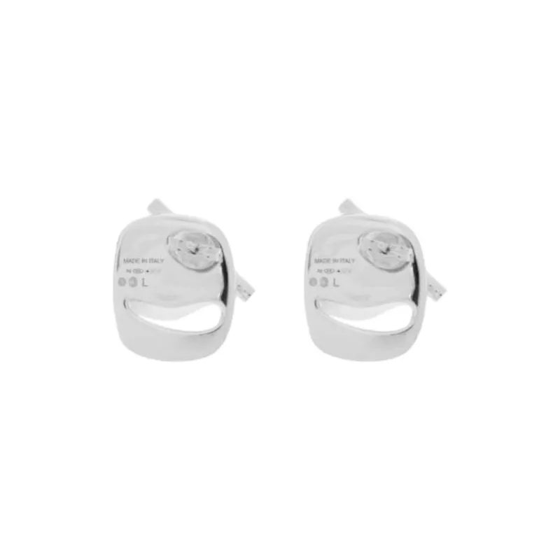 Ferragamo Logo Engraved Earrings-0
