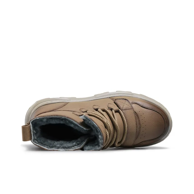 Desai Snow Boots Men Khaki, Gray Khaki-2