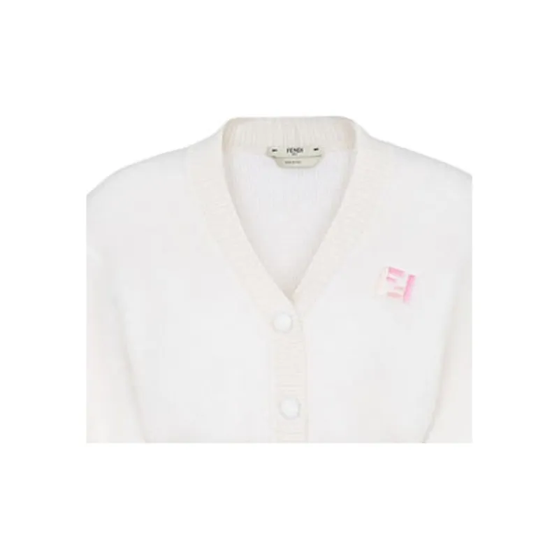 FENDI SS21 Slim Fit Knitwear Women's White-3