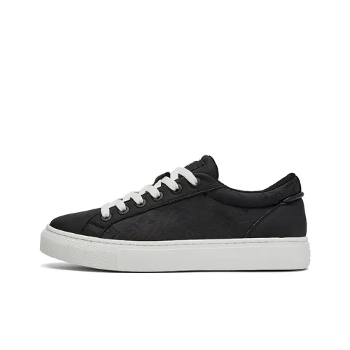 Oak Elephant Coverage Low Top Skateboard Shoes Men's Black