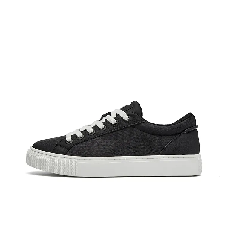Oak Elephant Coverage Low Top Skateboard Shoes Men's Black-0