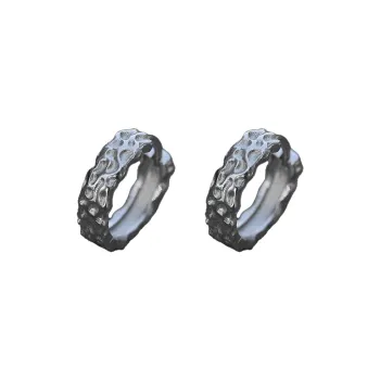 QIANFANGDAHUANGYE Titanium Steel Earrings Unisex