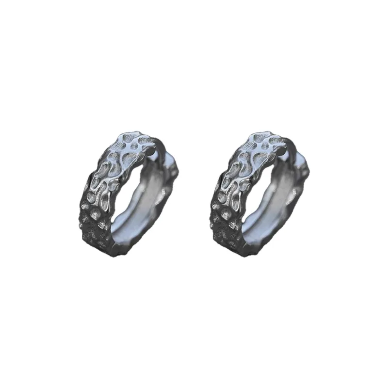 QIANFANGDAHUANGYE Titanium Steel Earrings Unisex-0